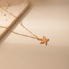 Ocean Series Starfish & Seahorse Necklace - Women's Light Luxury Dolphin Clavicle Chain DIY Jewelry.