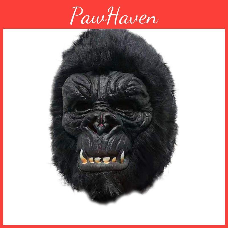 Premium Quality Halloween Cosplay Gorilla Dress Hood Mask Ideal For Spooky Party Accessories And Decorations