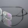 Ultralight Frameless Eyeglasses Titanium Alloy TR90 Glasses Frame Men High Quality Super Stretch Metal Temple Eyeglasses Frame