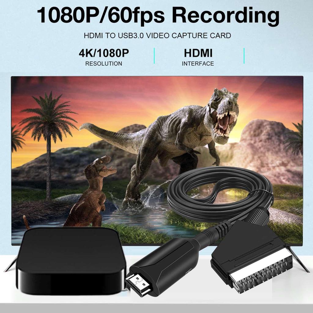 Bidirectional HDMI/SCART Converter for Set-Top Boxes & Game Consoles