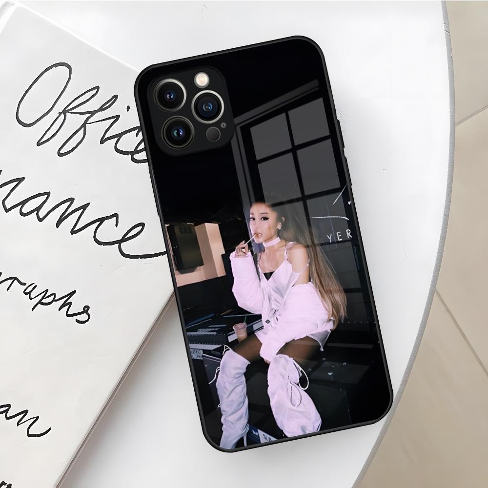 Чехол для телефона Арианы Гранде для Iphone 17 16 Air 15 14 12 11 13 Pro Max Mini X Xr Xs Se Стеклянный чехол Puls