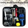 147 Pieces of Clock and Watch Chain Pins, Dissolution Opener Housing Repair Kit Set, Opener Connecting Rod Spring Strip Disassembly Tool
