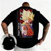 Мужская футболка с принтом из японского аниме Dragon Ball Маджин Буу Для мальчиков и детей Харадзюку С коротким рукавом Детская футболка с Гоку Летняя одежда