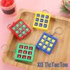 Tic-Tac-Toe Mini Backpack Clip: DIY Self-Discipline Punch Card Keychain