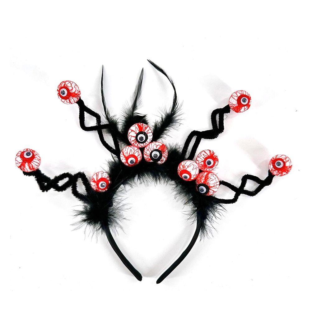 Party Decor Halloween Eyeball Headband Lightweight Horror Hair Hoop Spooky Hairband Cosplay Props