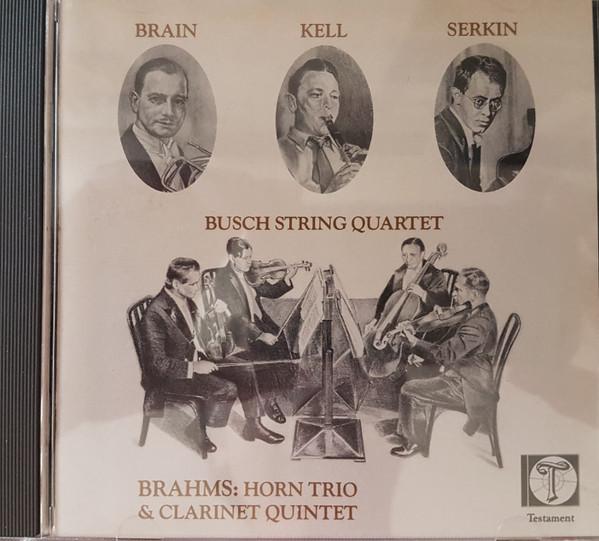 CD ИОГАННЕС БРАМС, РЕГИНАЛЬД КЕЛЛ, РУД - Трио для валторны и кларнетовый квинтет SBT1001 Testament 1990 UK Классика Б/У