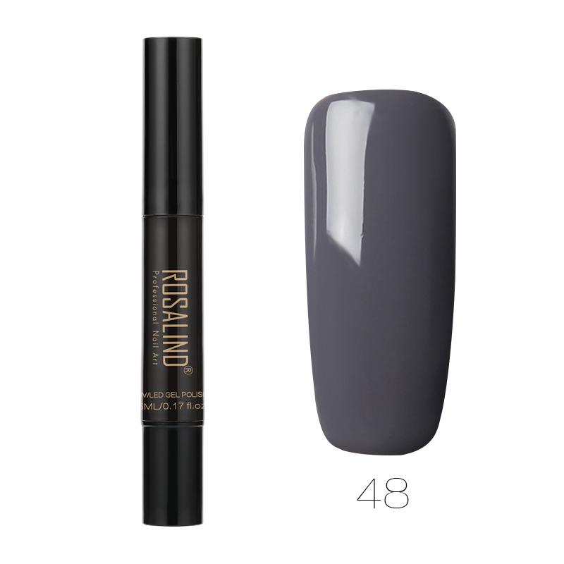 ROSALIND Гель-лак для ногтей 5 мл 01-58 Soak Off Top White Brush Pen Nails Art Полуперманентный УФ-гель