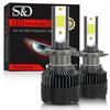 2Pcs Super Bright 20000LM H4 LED Car Light Bulbs H7 H8 H11 H1 H3 9005 9006 9012 HB2 HB3 HB4 Hir2 COB LED Headlight Mini Auto Hi/Lo Lamp Foglight 12V