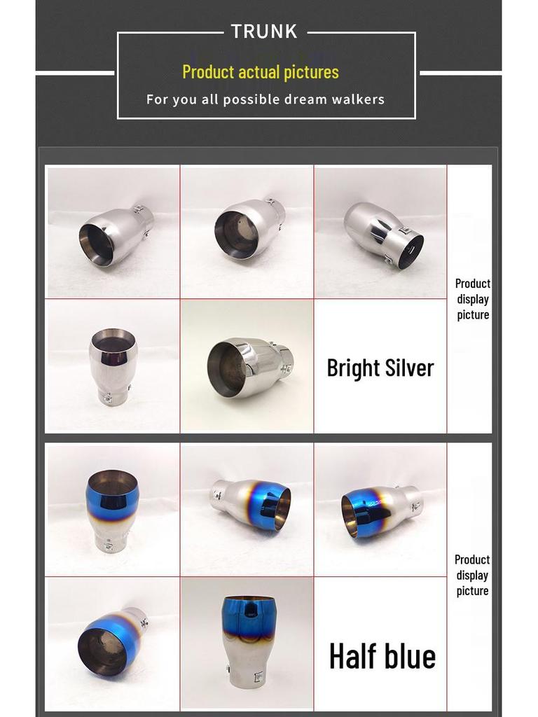 Совместимая выхлопная труба для Toyota Prado, CRV, Haval H6, Reiz, ASX, Journey, Vitara и Pajero Sport