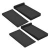 2 Packs High Density Acoustic Isolation Foam Isolation Pads 27 * 10cm Usable Area for Studio