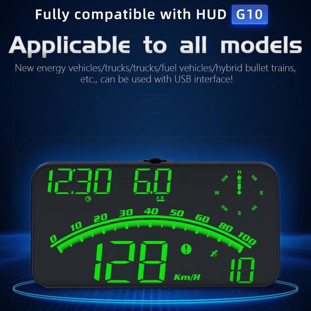 Новый цифровой спидометр, универсальный GPS, автомобильный HUD, проекционный дисплей, сигнализация о превышении скорости, миль в час