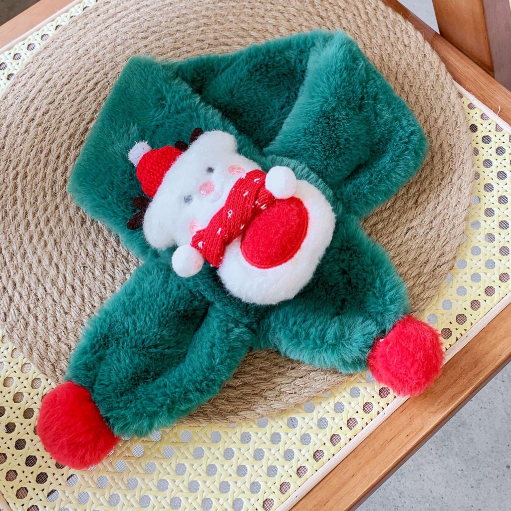 New Children'S Fashionable Scarf For Girls To Keep Warm And Versatile For Babies. Plush And Thickened Warm Scarf For Kids