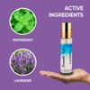 Earth Essentials Лавандовое эфирное масло Ролик 8 мл Успокаивающая ароматерапия для сна Снятие стресса Расслабление Чистое натуральное эфирное масло Карманный Fri