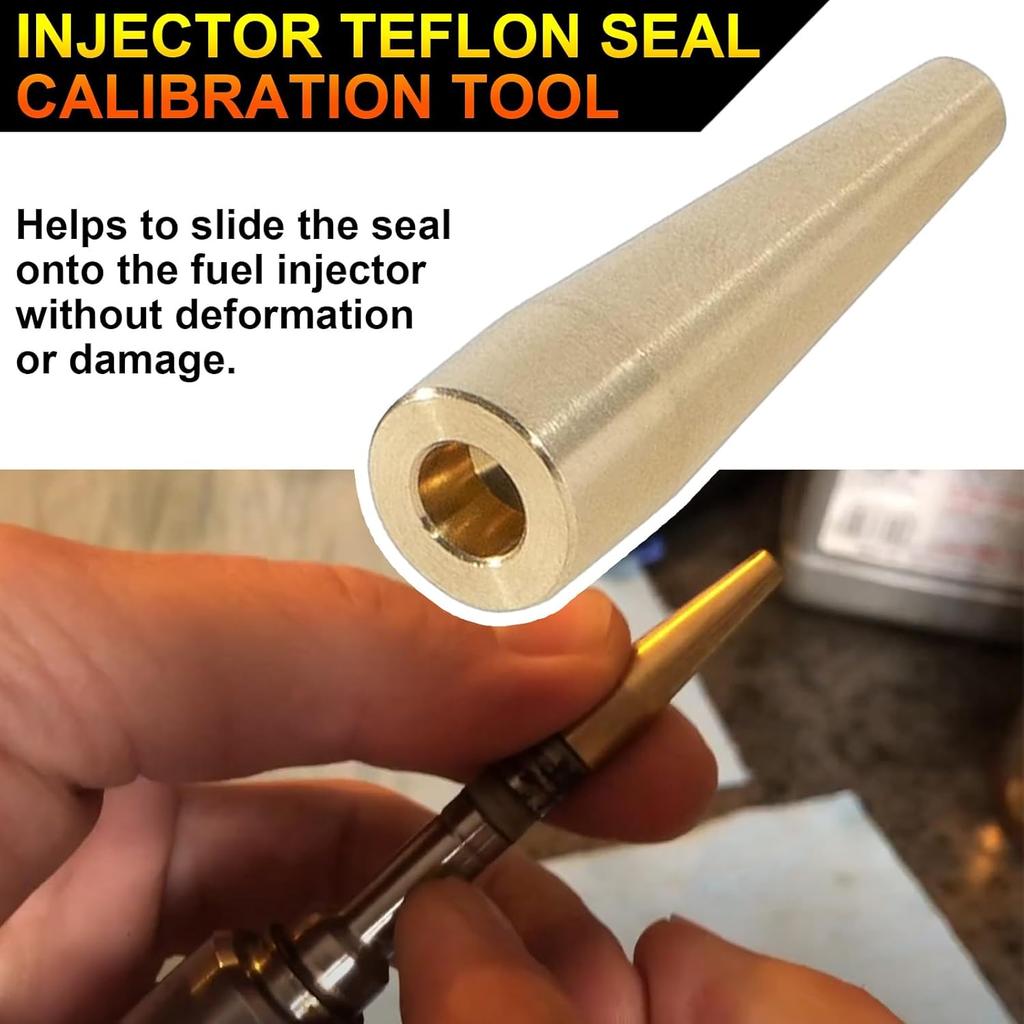 Fuel Injector Seal Install Tools 310-198 & 310-199 for Jaguar/Land Rover 3.0L & 5.0L Engines, Replace for the Fuel Injector Teflon Seals
