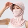 Ice Silk Balaclava Hat Dual Use Sunscreen Full Face Cover Thin Cycling Sun Protection Mask  Hiking