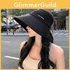 Summer Casual Wide Brim Hat Soft Ice Silk With Letter Design For Safety Sun