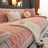 Winter Thickened Cotton Velvet Sofa Cushion Autumn and Winter Thickened Fleece Cushion High-End Sofa Cover Slipcover