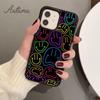 Крутой чехол для телефона Smiley для iPhone 11 12 13 14 Pro Max mini X XR XS SE 2020 5 6S 7 8 Plus Samsung Galaxy S21 S22 Cover shell