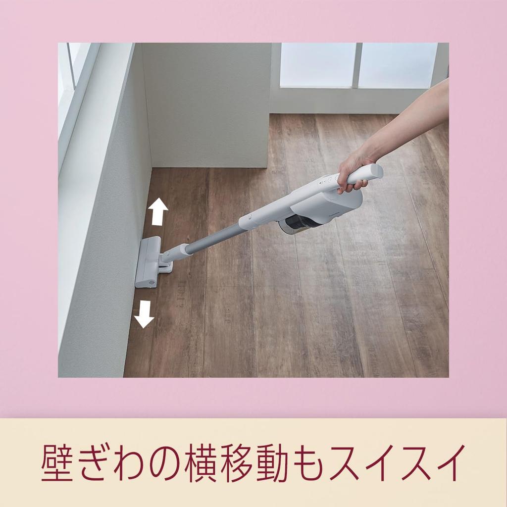 Пылесос Panasonic беспроводной легкий Stick Cyclone белый MC-SB33J-W