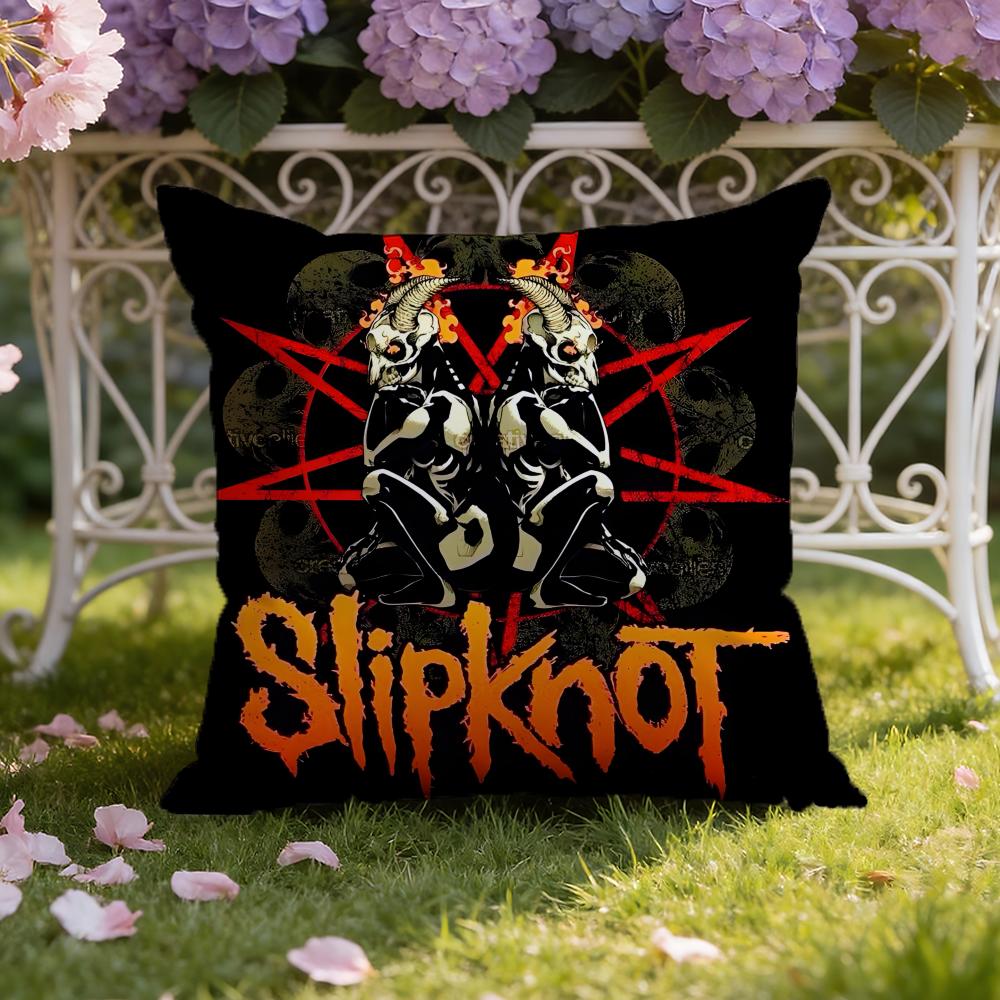 Подушка с принтом S-Slipknot Чехол для подушки для дома и автомобиля Двухсторонний чехол для подушки: Двусторонняя конструкция для максимального комфорта