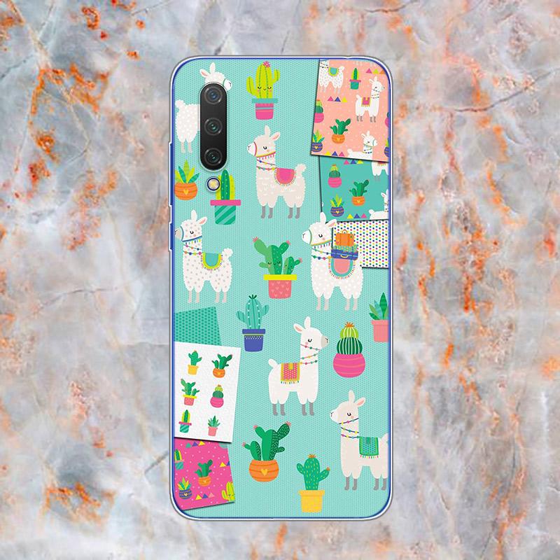 Мягкий силиконовый чехол из ТПУ с изображением ламы альпаки для Xiaomi Mi Note 11 10T 10 9 9T SE 8 Lite Pro Ultra 5G, чехол для телефона