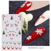 1 Sheet Christmas Pattern Art Snowflake Sticker Fine Workmanship Nail Bow Nail Art Decoration