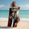 Personalized customized proof beach towel with Eminem pattern - soft, absorbent, quick-drying, perfect swimming, camping&bathing