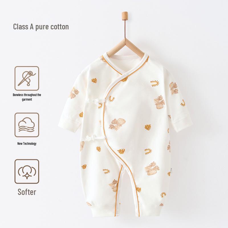 Детский боди из чистого хлопка - Монашеский комбинезон для новорожденных на все сезоны (0-3 месяца)
