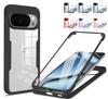 Прозрачный чехол для телефона с защитой всего корпуса 360° Для Google Pixel 9 10 Pro XL 10A 5G Бампер-крышка для переднего экрана