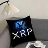 XXRP Cryptocurrency Luxury Cushion Cover Pillowcase Ultra Soft Skin Friendly Fabric Cloud Like Comfort Concealed Zipper