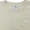 Puma Pack Fashion Versatile Round Neck Pullover Short Sleeve T-Shirt Women Tops Beige 631716-87