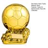 Футбольный трофей из смолы Золотой мяч Приз чемпионата по футболу Коллекционная награда для игрока Футбольное украшение для фанатов Подарочный стол Декор для книжной полки