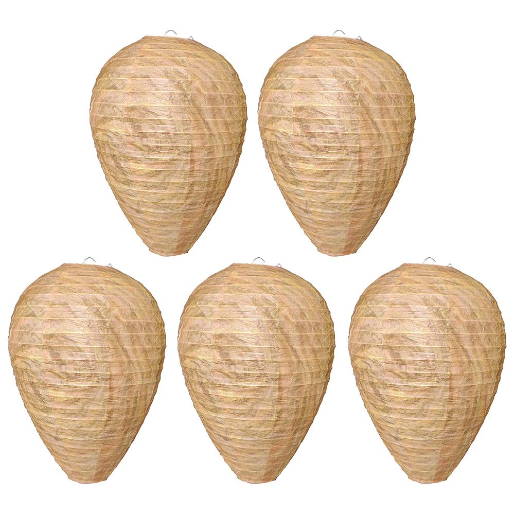 1-10 шт., приманка для осиного гнезда, отпугивающие шершни, нетоксичные поддельные гнезда, приманка для пчел, улей, фонари, подвесные ловушки для сада и патио