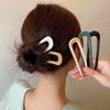 Модные Минималистичные и Высококлассные Палочки для Волос Конфетных Цветов Женские U-образные Головные Уборы Элегантные Аксессуары для Укладки Девушек Подарки