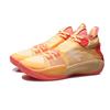 Li Ning Sonic 9 Anti-Slip Wear-Resistant Shock Absorption Mid-Top Basketball Shoes Men Basketball Shoes Light-Orange ABAR011-3