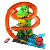 Hot Wheels Battle Play Set with 1 Mini Car Vehicle Toy Play Set for Ages 4 and Up Orange JBM73 T-Rex