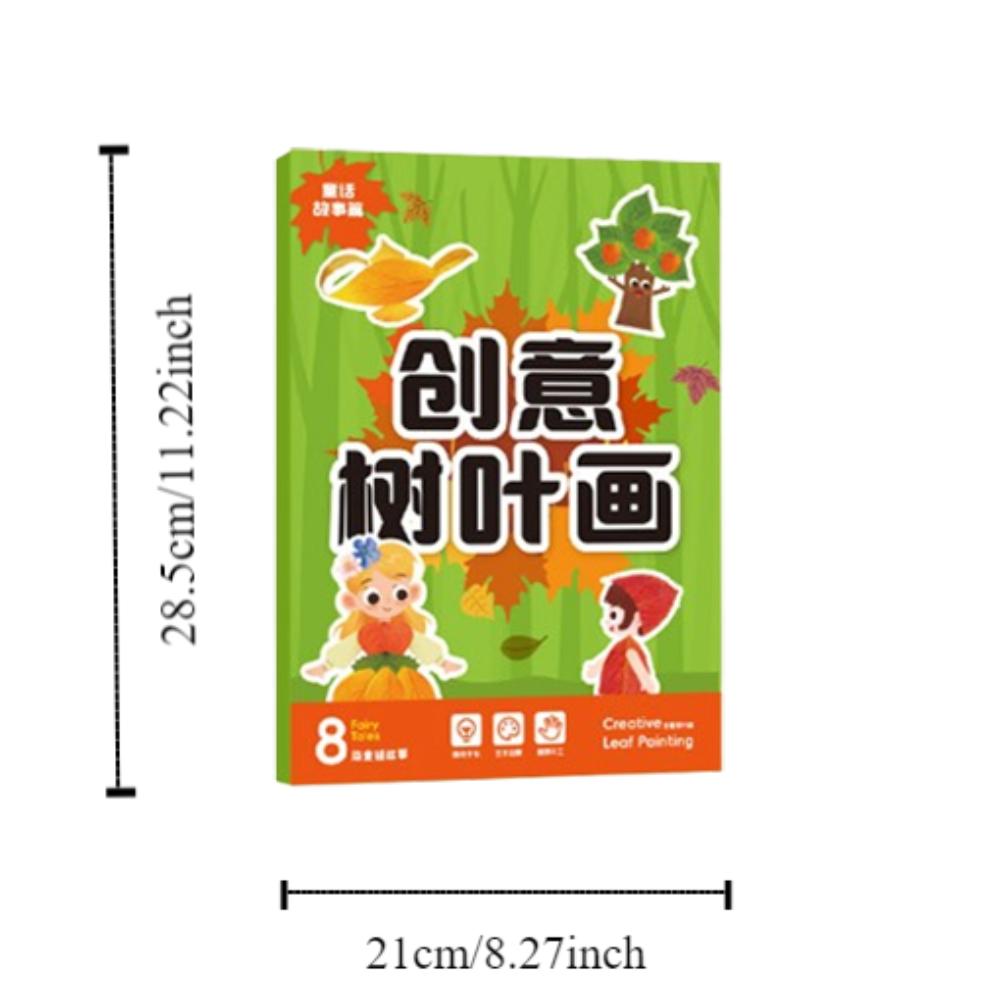 Развивающие игрушки DIY набор материалов для пасты Бумага Мультфильм Наклейка Книга Дети