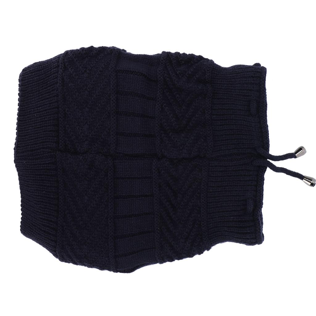 USB Charging Beanie Hat Knitted Dual?Purpose Warm Heated Hat Circle Loop Scarf for Women