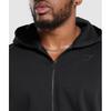 Gymshark Толстовка с капюшоном Power Zip Up, черная A1c1o Bb2j