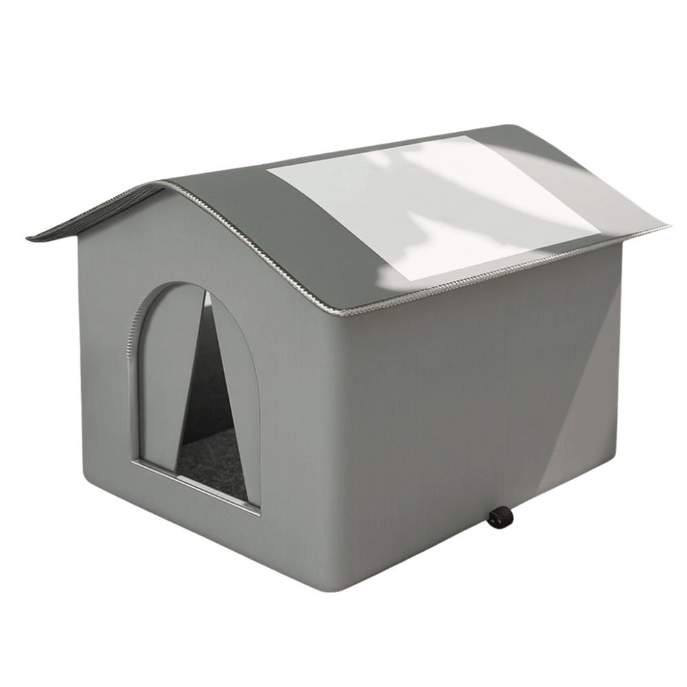 Waterproof Insulated Cat House Foldable Outdoor Pet Tent Feral Cat Shelter Four Seasons