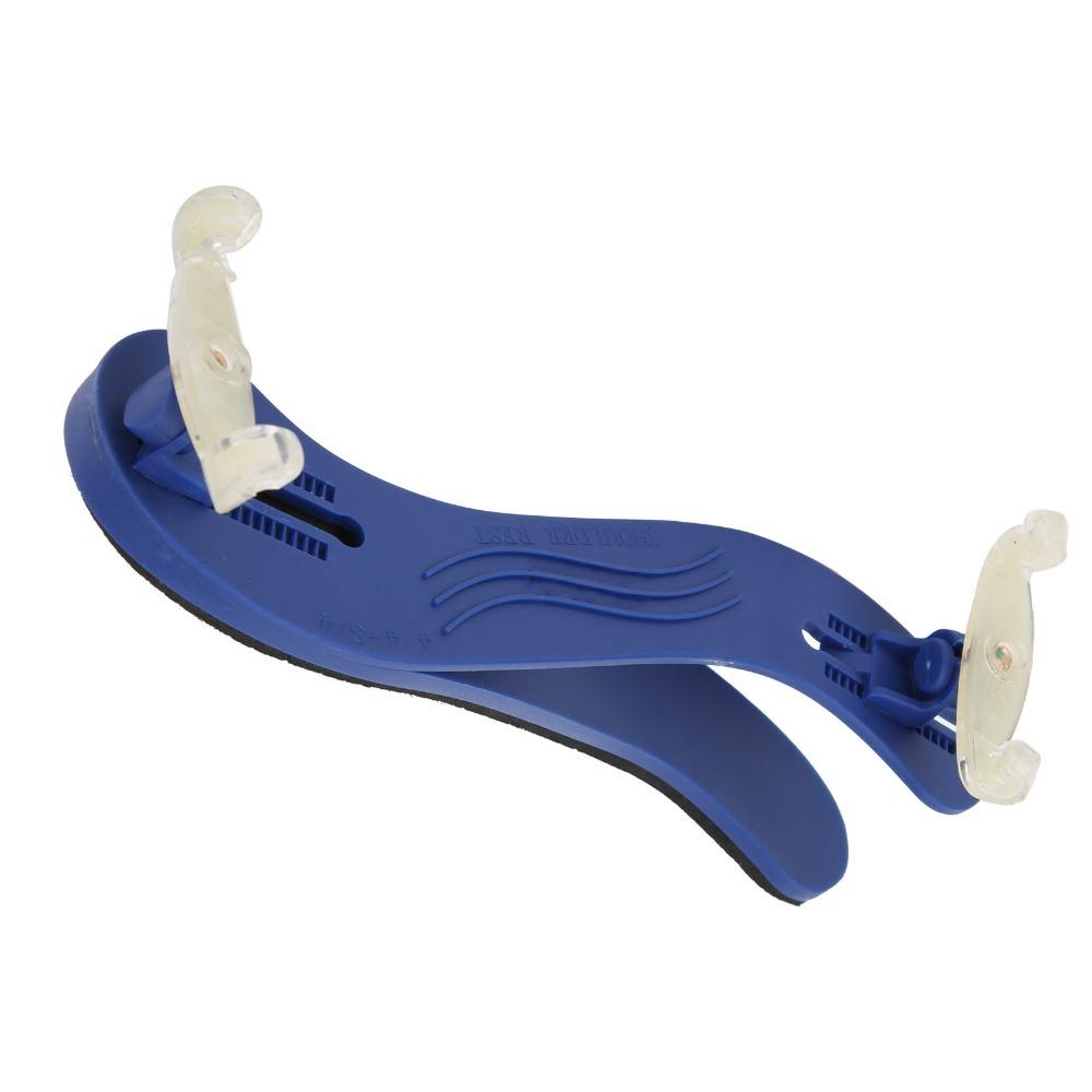 ABS + Sponge Adjustable Shoulder Rest Blue Violin Instrument Accessory For 3/4 4/4 Violins