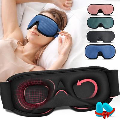 3D маска для сна, блокирующая свет, маска для сна, тени для век из пены с эффектом памяти, мягкие мягкие повязки на глаза Slaapmasker, помощь для сна в путешествии