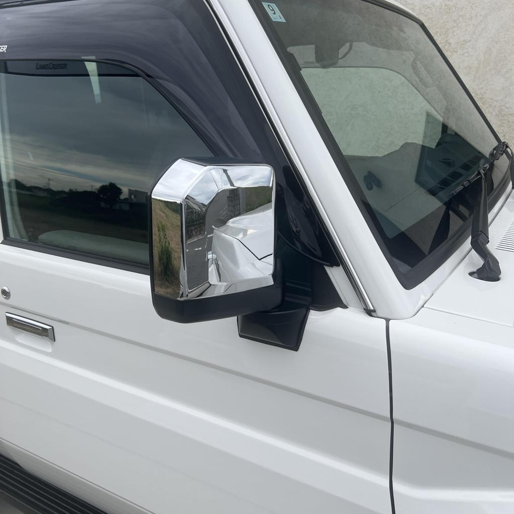 Side mirror covers for Land Cruiser 70 LC70 76 79 2024 and later