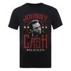 Johnny Cash Womens/Ladies Man In Black T-Shirt