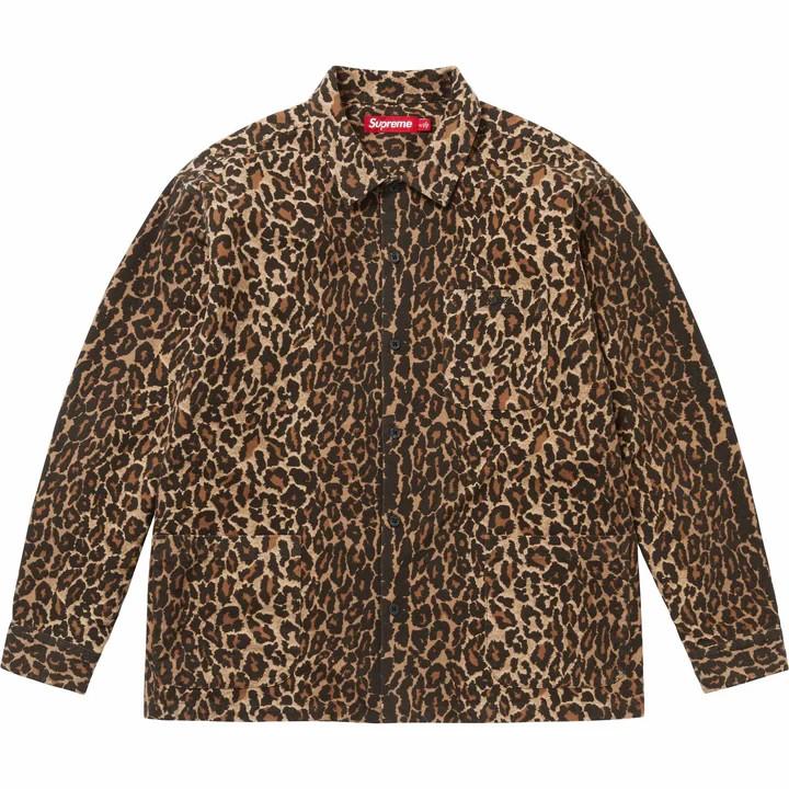 Supreme Flannel Pajama Shirt Leopard