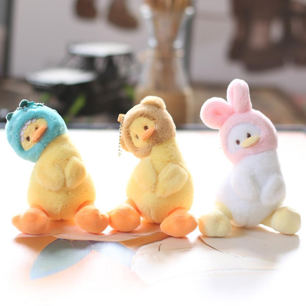 Мягкая уточка, сумка, кулон, животные, пушистая кукла, кавайная школьная сумка, кулон