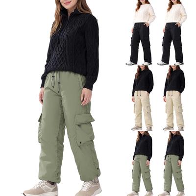 Женские лыжные брюки из плотного хлопка