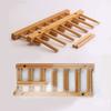 JOUDOO Bamboo and Wooden Dish Stand, Cutting Board Stand, Dish Drainer, Kitchen Multifunctional Storage Shelf for Cups, CDs, Books, Detachable, Assemb