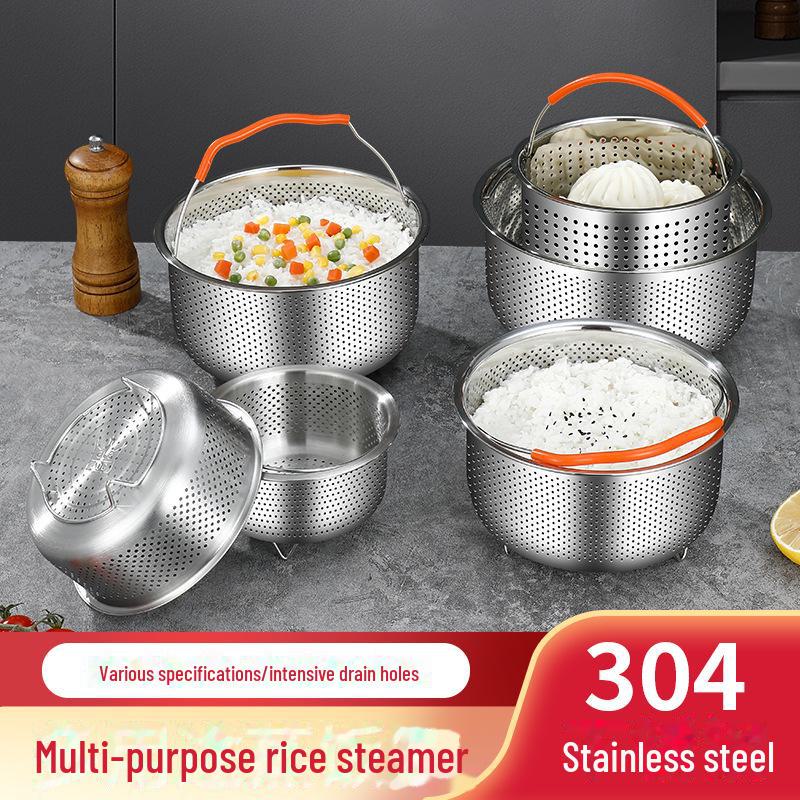 Рисоварка-пароварка из нержавеющей стали 304 с функцией разделения супа и риса