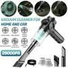 New 29000PA Car Vacuum Cleaner Wireless Powerful Cleaning Machine 120W Strong Suction Handheld for Car Portable Home Appliance 2 Filter
